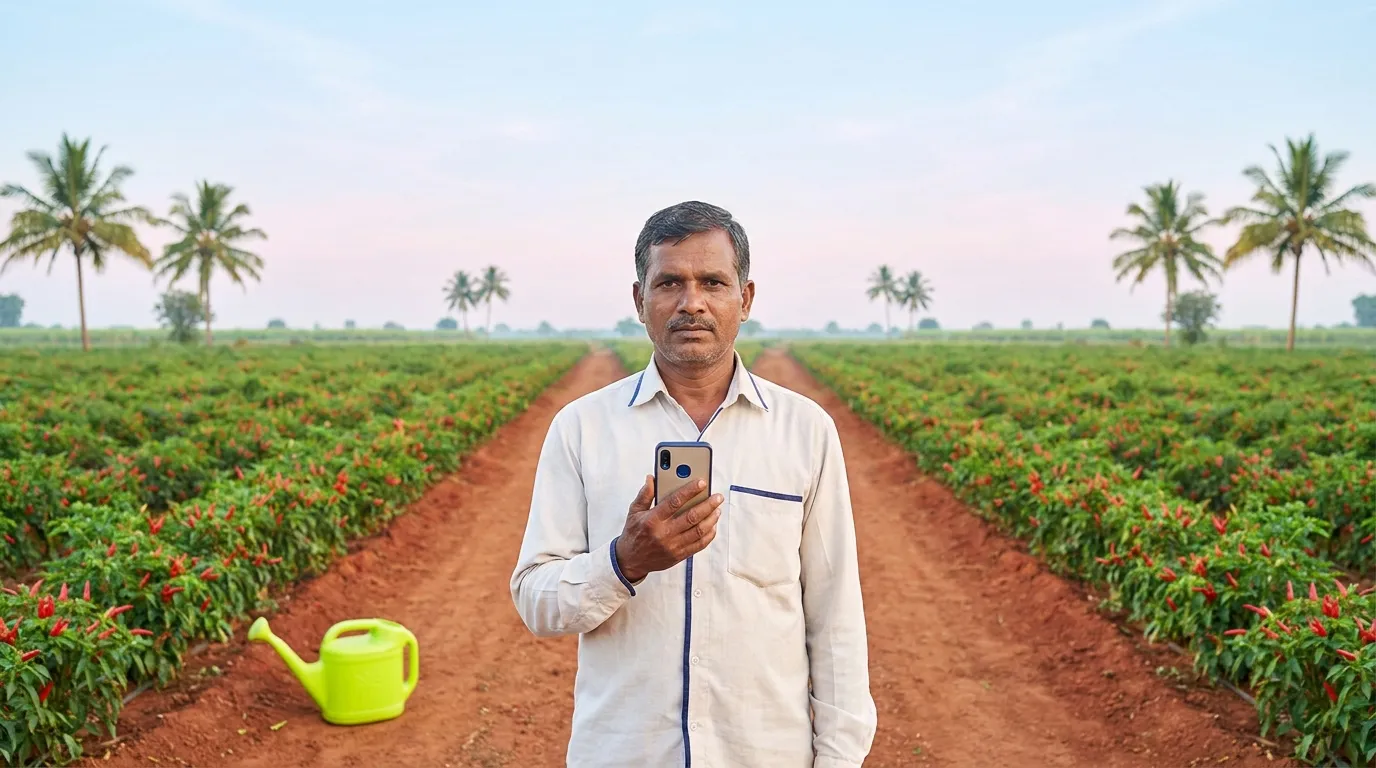Ein Chatbot auf Telugu: Indiens Chili-Bauern melden ein Fünftel mehr Ertrag