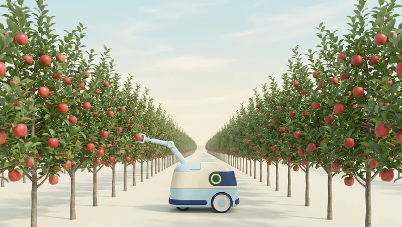 Der Roboter lernt im Obstgarten, was bisher nur geübte Hände konnten
