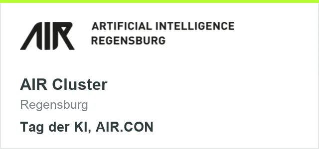 AIR Cluster Regensburg, Tag der KI und AIR.CON