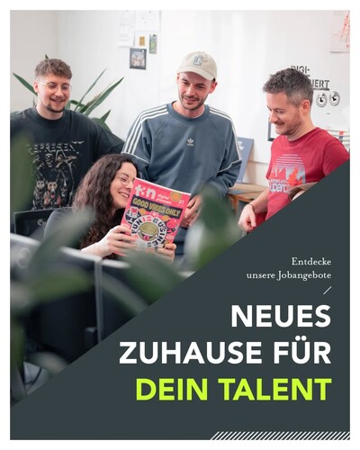 ZEIT FÜR EINEN TAPETENWECHSEL Du denkst gern um die Ecke, bist neugierig und sitzt auch gern mal gemütlich zusammen?...