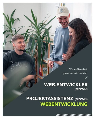 WIR WOLLEN DICH GENAU SO, WIE DU BIST! Neugierig, kommunikativ und mit einer Leidenschaft für Web-Themen.🔥 Wir...